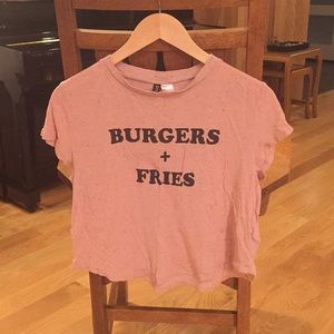 Divided pink t-shirt